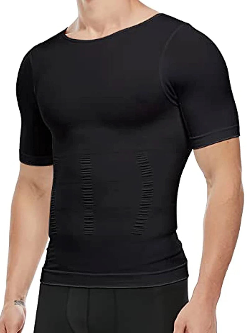 Mens Slimming Body Shaper Vest Shirt Abs Abdomen Slim Gym Workout Tummy Control Compression Tank Top Sleeveless Shapewear